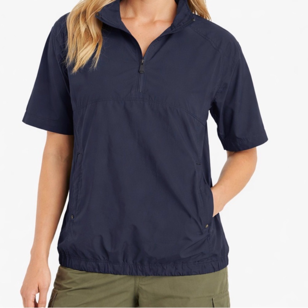 Mountain Hardwear Women’s Navy Blue Quarter Zip Pullover XS Lightweight Outdoor